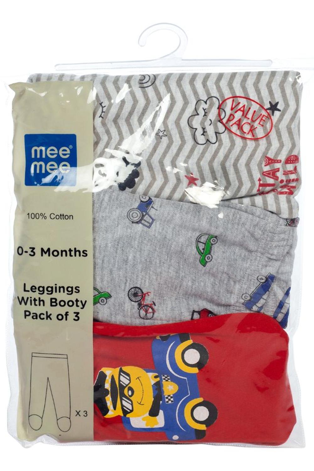 Mee Mee Boys Leggings Pack Of 3